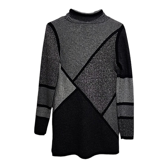 Title Nine Extra Fine Merino wool blend Brazen Tunic sweater dress size  M - Picture 4 of 4